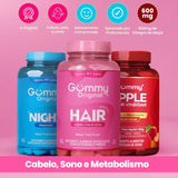 Kit 3 Gummy Original Night + Apple Cider Vinegar + Hair: