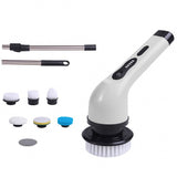 Escova Elétrica Avicii Express® para Limpeza Profunda + 7 Esfregões + Cabo Extensor