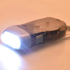 Lanterna De Dinamo com 3 leds funciona pressionando recarregavel Não Usa Pilhas