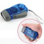 Lanterna De Dinamo com 3 leds funciona pressionando recarregavel Não Usa Pilhas