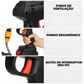 Lavadora de Alta Pressão HigherPower Avicii Express® Bivolt Portátil Profissional Sem Fio Recarregável Original - Envio Imediato