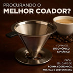 Coador com Filtro de Café Reutilizável