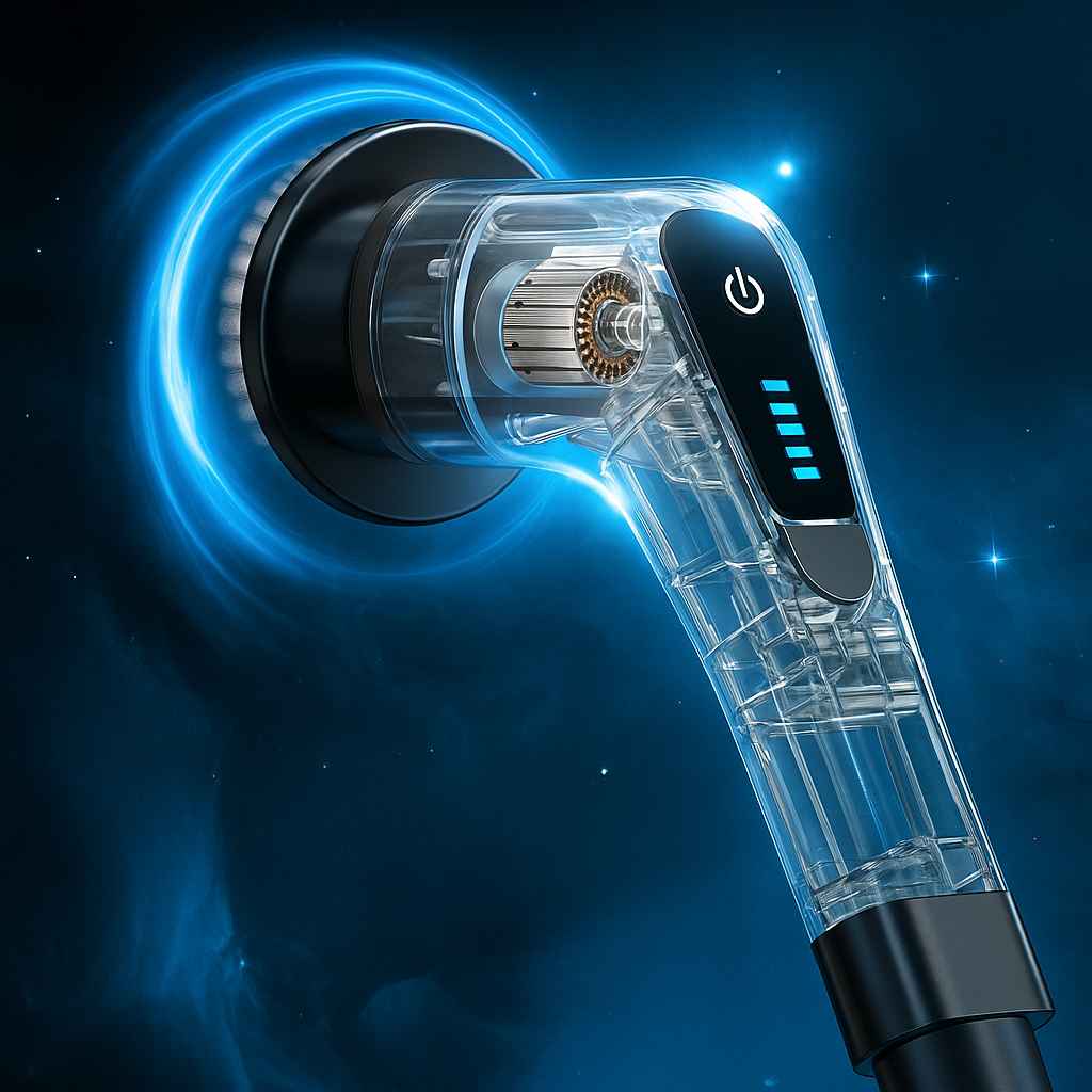 Escova Elétrica Avicii Express® para Limpeza Profunda + 7 Esfregões + Cabo Extensor