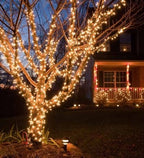 Pisca Pisca Natal Solar com 8 Modos de Iluminação Avicii Express® - Instalação em 1 minuto