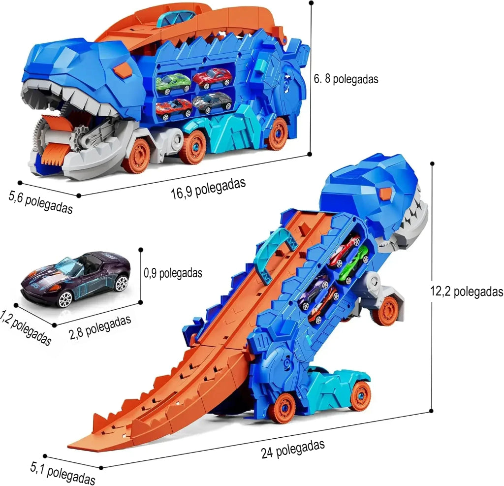Caminhão Dinossauro Papa Carrinho 3 em 1 Avicii Express®