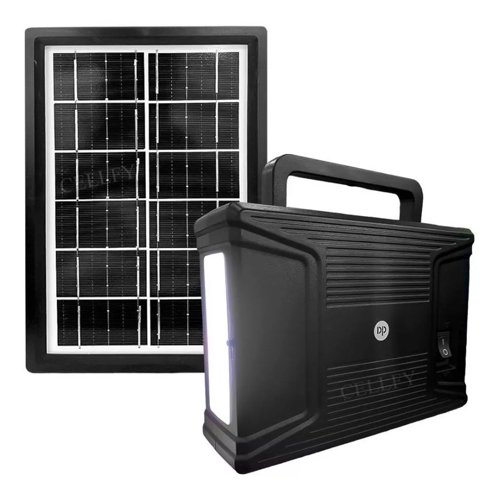 Kit Painel Solar Bateria Portatil Multi Funcional Portatil 80w 7000mah 2usb