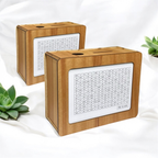 Kit 2 Cofres Woodbox MDF Marrom Desafio Japones 1000 5000 10000