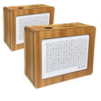 Kit 2 Cofres Woodbox MDF Marrom Desafio Japones 1000 5000 10000