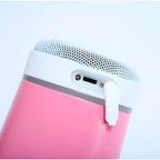 Copo Termico Bluetooth Caixa Som Recarregável com tampa Abridor sem logo