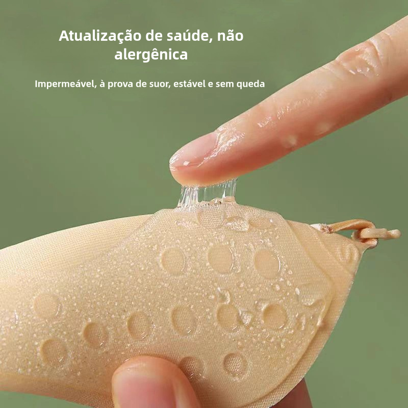 Sutiã Adesivos Para O Peito Em Forma De Manga De Silicone Levantam Pétalas De Auto-Adesivas Sem Alças Tampa Invisível