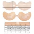 Sutiã Adesivos Para O Peito Em Forma De Manga De Silicone Levantam Pétalas De Auto-Adesivas Sem Alças Tampa Invisível