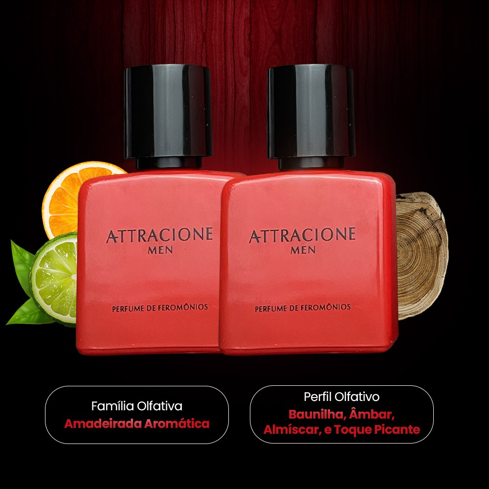 Attracione Men (Perfume Masculino com Feromônios Ativados)