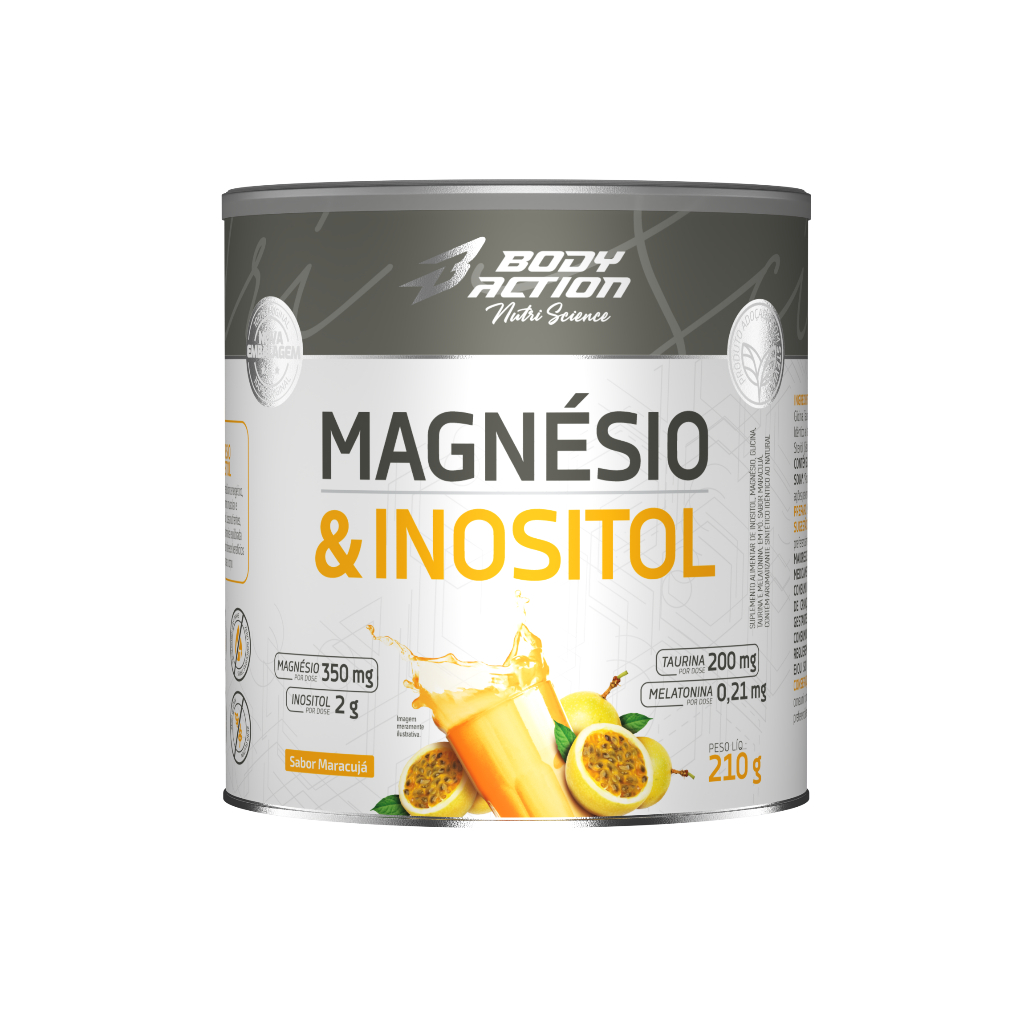 Suplemento Magnésio e Inositol 210g Bodyaction Avicii Express®