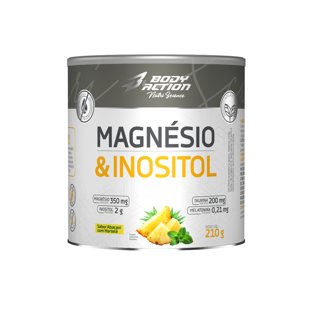 Suplemento Magnésio e Inositol 210g Bodyaction Avicii Express®