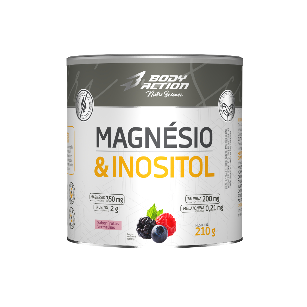 Suplemento Magnésio e Inositol 210g Bodyaction Avicii Express®
