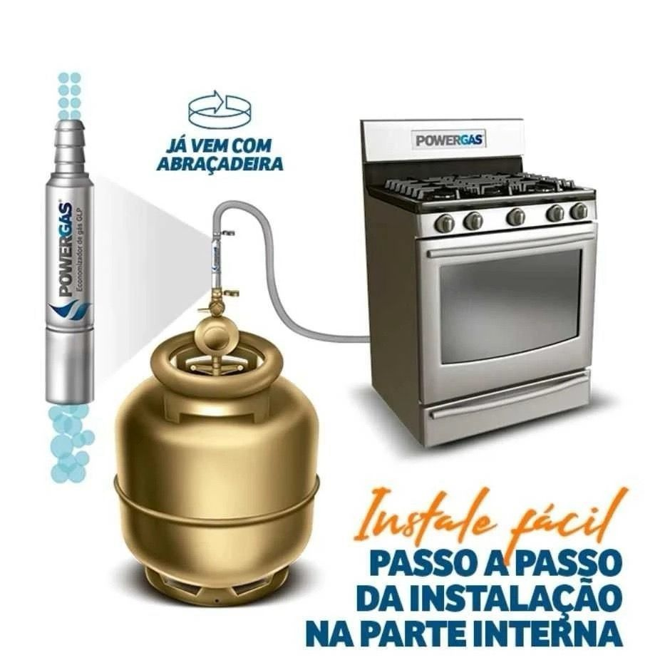Economizador De Gás GLP Para Fogão Residencial Economia de 35% Por Botijão - PoupeGás