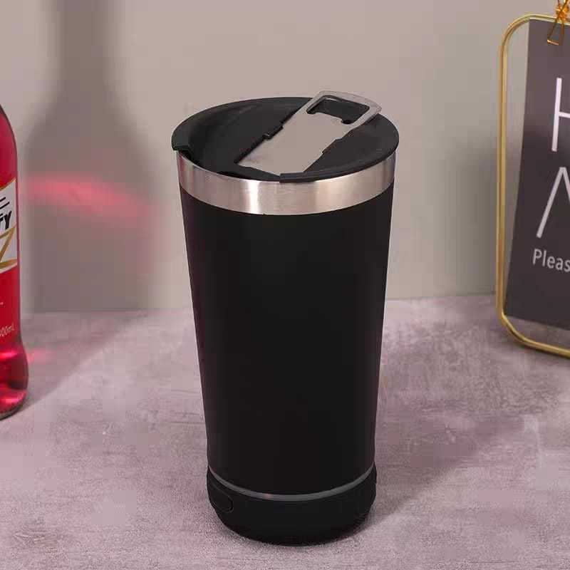 Copo Termico Bluetooth Caixa Som Recarregável com tampa Abridor Avicii Express®