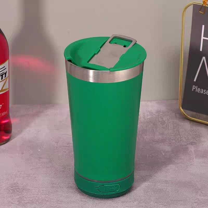 Copo Termico Bluetooth Caixa Som Recarregável com tampa Abridor Avicii Express®