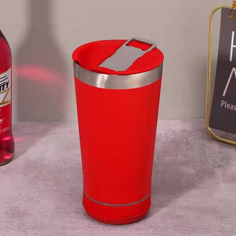 Copo Termico Bluetooth Caixa Som Recarregável com tampa Abridor Avicii Express®