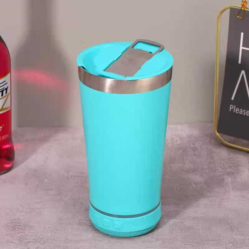 Copo Termico Bluetooth Caixa Som Recarregável com tampa Abridor Avicii Express®