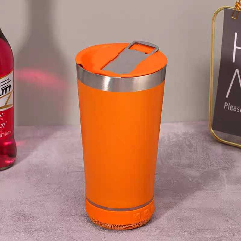 Copo Termico Bluetooth Caixa Som Recarregável com tampa Abridor Avicii Express®
