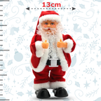 Boneco Papai Noel Dançarino Mexe Bumbum Musical Com Luzes Led Decoração Natal