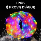 Pisca Pisca 100 Leds 10m Natal Smart Bluetooth USB 100 Controle 6 Funções IP65 Prova De Água LuvinCo