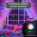 Pisca Pisca 100 Leds 10m Natal Smart Bluetooth USB 100 Controle 6 Funções IP65 Prova De Água LuvinCo