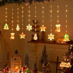 Cascata Led Pisca Pisca Decoração de Natal :3M Luzes de Cortina 110V Avicii Express®