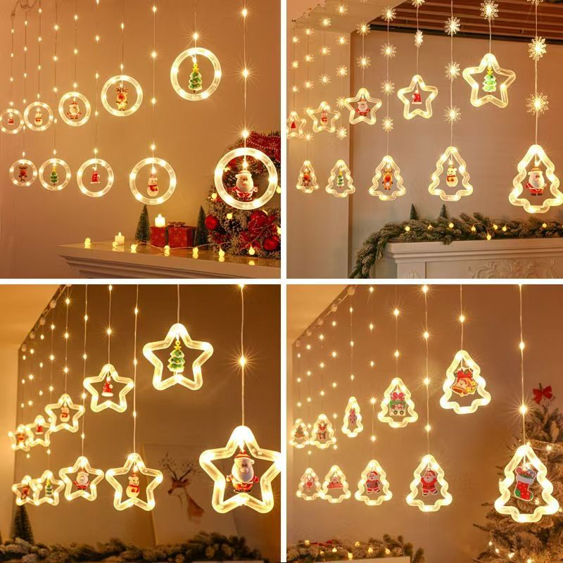 Cascata Led Pisca Pisca Decoração de Natal :3M Luzes de Cortina 110V Avicii Express®