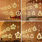 Cascata Led Pisca Pisca Decoração de Natal :3M Luzes de Cortina 110V Avicii Express®
