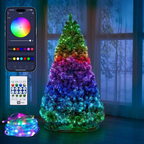 Pisca Pisca 100 Leds 10m Natal Smart Bluetooth USB 100 Controle 6 Funções IP65 Prova De Água LuvinCo