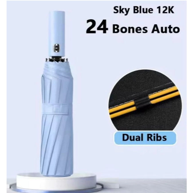 Guarda Chuva Automático Alta Resistência a Chuvas e Vento Forte Com Proteção UV Avicii Express®