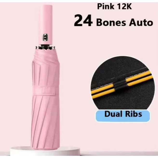 Guarda Chuva Automático Alta Resistência a Chuvas e Vento Forte Com Proteção UV Avicii Express®