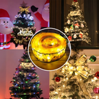 10 M Laços De Fita De Natal Com 100 Luzes Fada Cordas LED árvore Ornamentos Pisca Enfeites Decoração