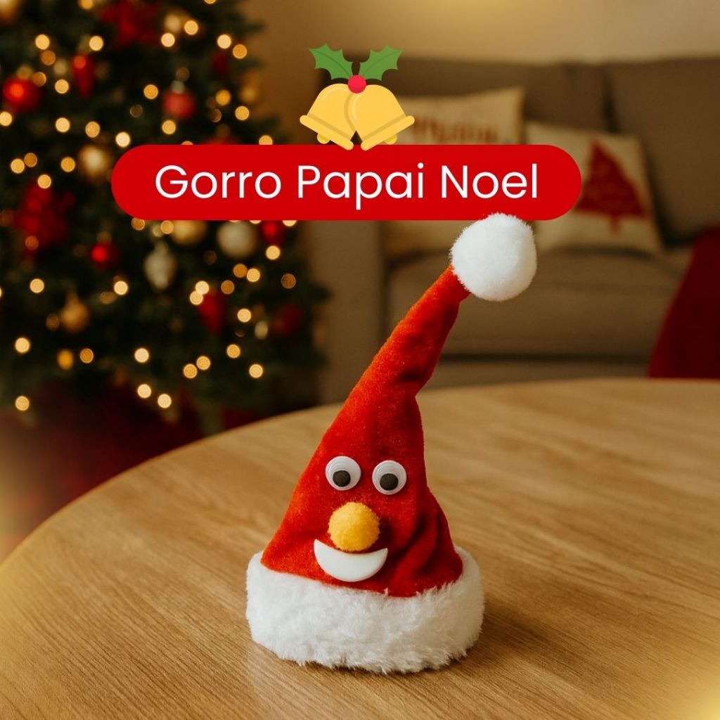 Árvore de Natal Elétrica Cantando e Dançando ou Gorro Papai Noel Musical Avicii Express®
