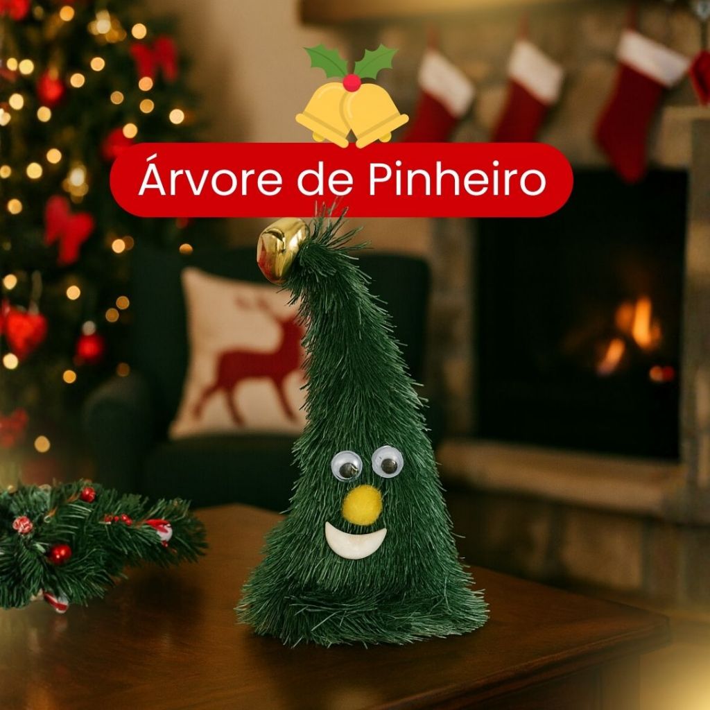 Árvore de Natal Elétrica Cantando e Dançando ou Gorro Papai Noel Musical Avicii Express®