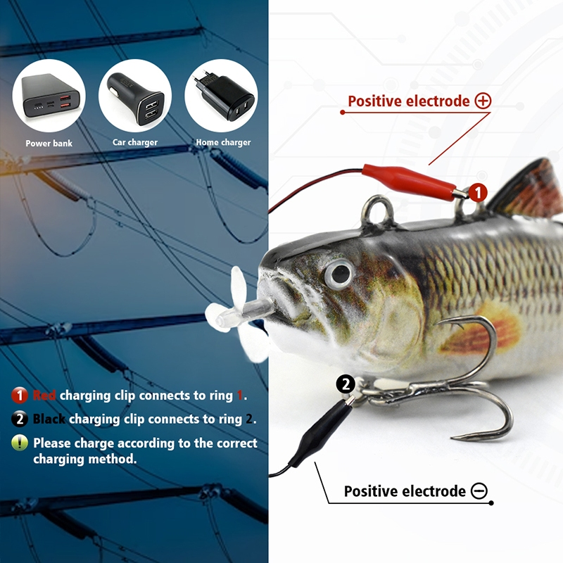 Isca Automática Articulada USB Recarregável