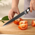 Conjunto De Facas , Descascador E Tesoura De Aço Inoxidável , 6 Peças