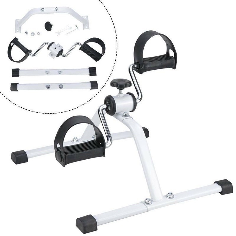 Mini bicicleta fisioterapia idosos braço perna mão pé reabilitação exercício mão pé músculo