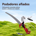 Serrote Podador Profissional De Galho Alto 2 Em 1 Poda Com Serrote Podador de Galhos