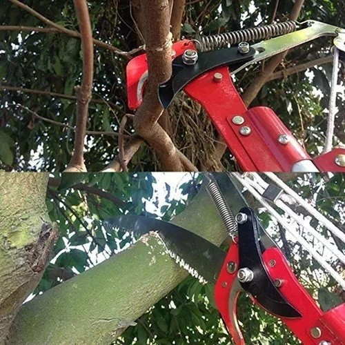 Serrote Podador Profissional De Galho Alto 2 Em 1 Poda Com Serrote Podador de Galhos