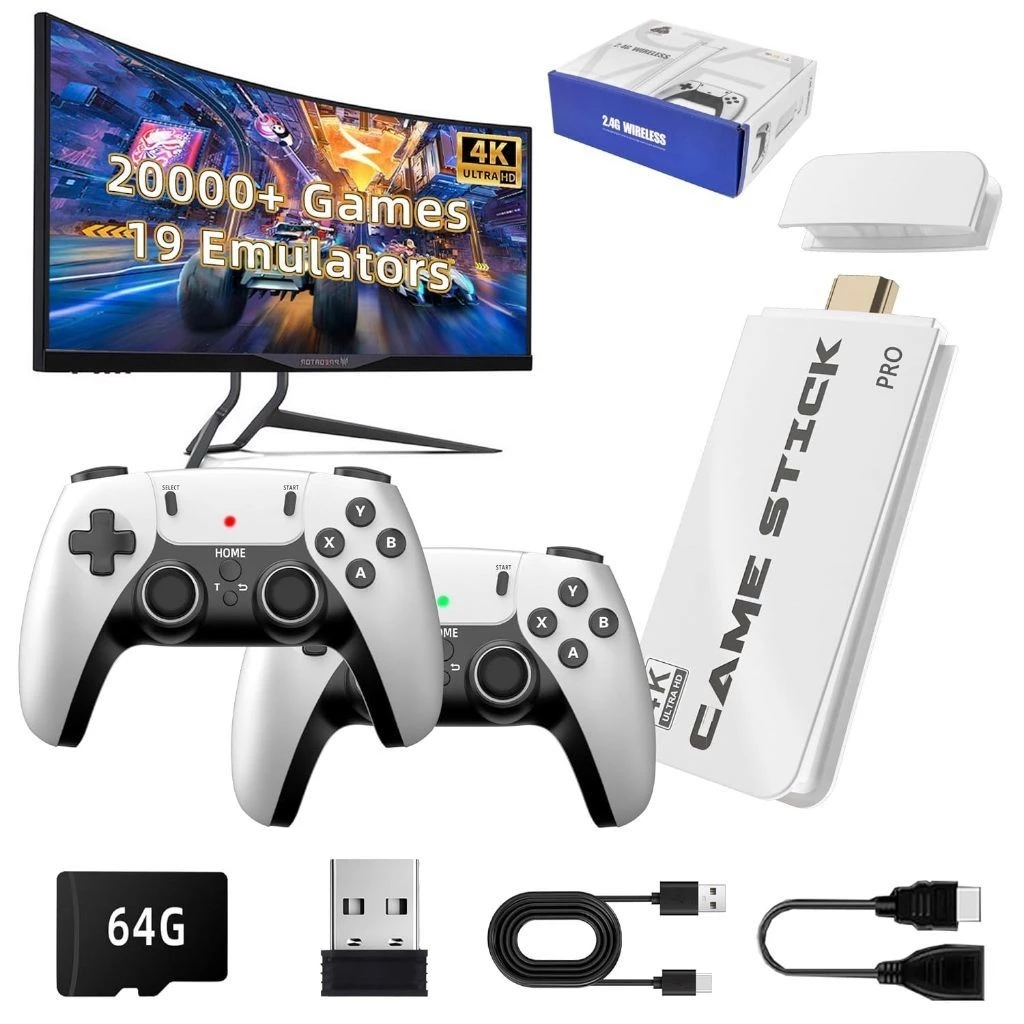 Game Stick 4K + 20.000 Jogos Avicii Express®
