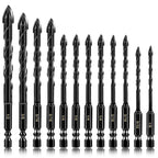 Kit 7 Brocas de carboneto Triangular Titânio Indestrutíveis Universal Avicii Express®