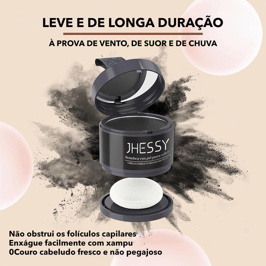 Pó De Retoque Capilar Sombra À Prova D'água Linha Capilar Cobertura Instantânea De Raiz