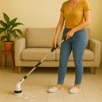 Escova Elétrica Avicii Express® para Limpeza Profunda + 7 Esfregões + Cabo Extensor