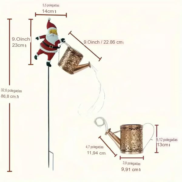 Regador Solar de Papai Noel  Avicii Express® 🤶🎄