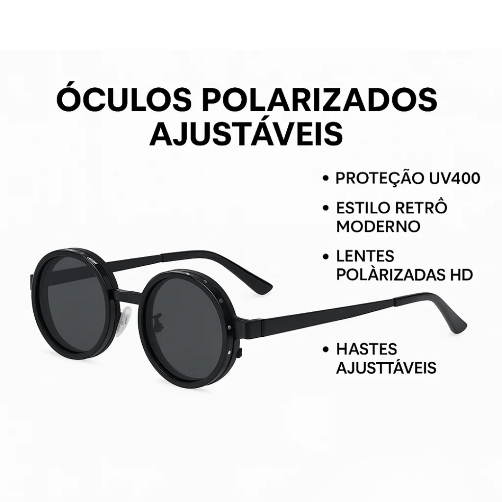 Óculos De Sol Polarizados Avicii Express®  Unisex Escurecimento Ajustáveis Com Filtro ND ND2-400 , Glasse UV400