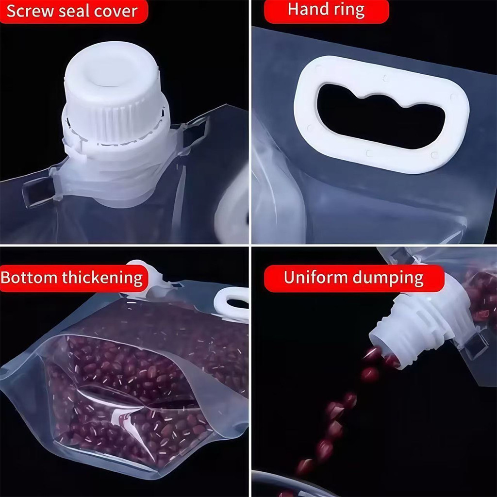 Kit 5-20pcs Organizador de Cozinha Saco de Grãos 1.5L Para Guardar Alimentos a Prova de Umidade e Insetos