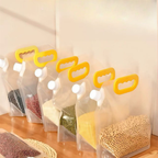 Kit 5-20pcs Organizador de Cozinha Saco de Grãos 1.5L Para Guardar Alimentos a Prova de Umidade e Insetos